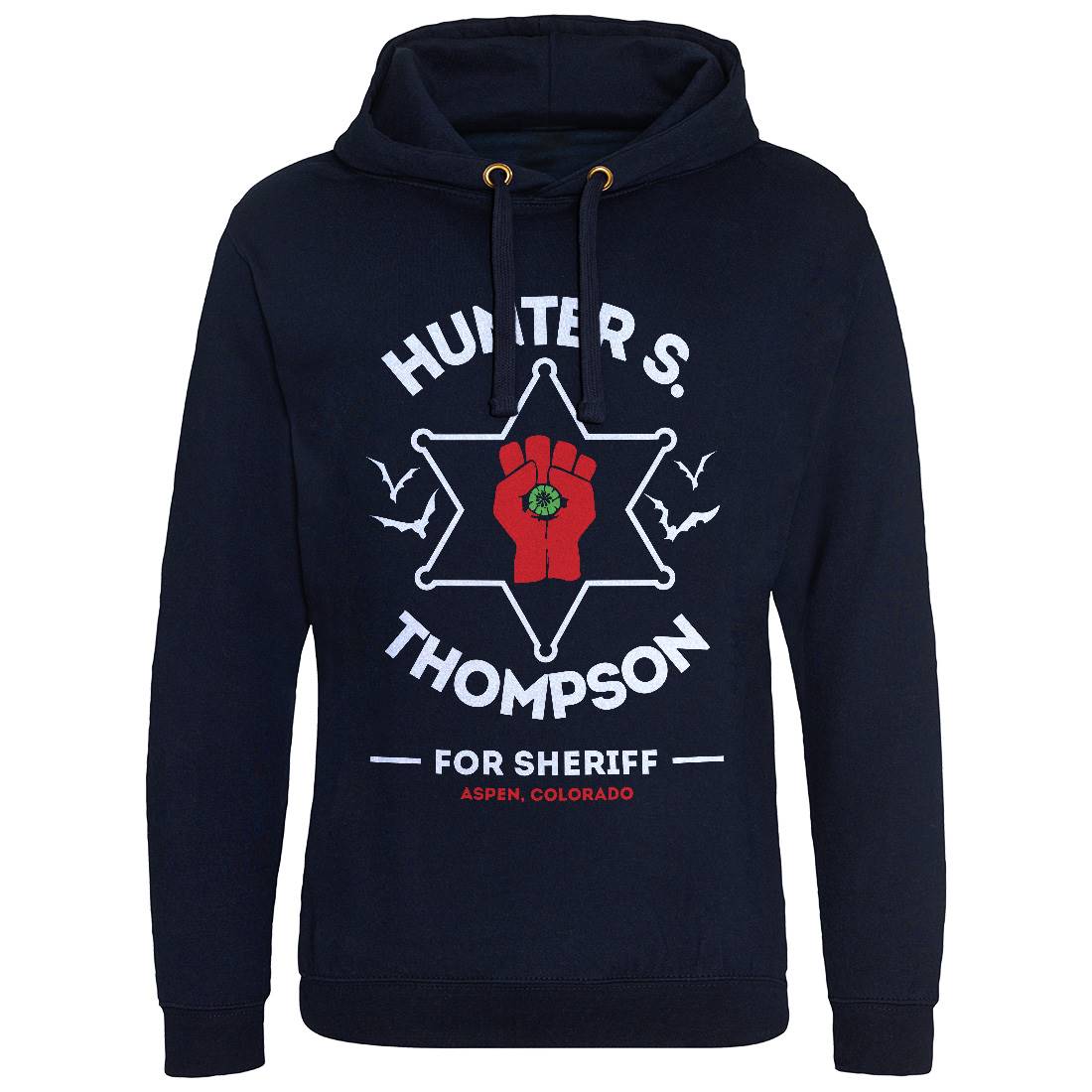 Hunter Thompson Mens Hoodie Without Pocket Retro D336