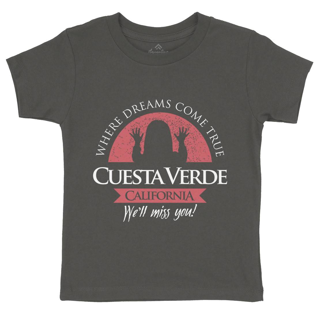 Cuesta Verde Kids Organic Crew Neck T-Shirt Horror D337