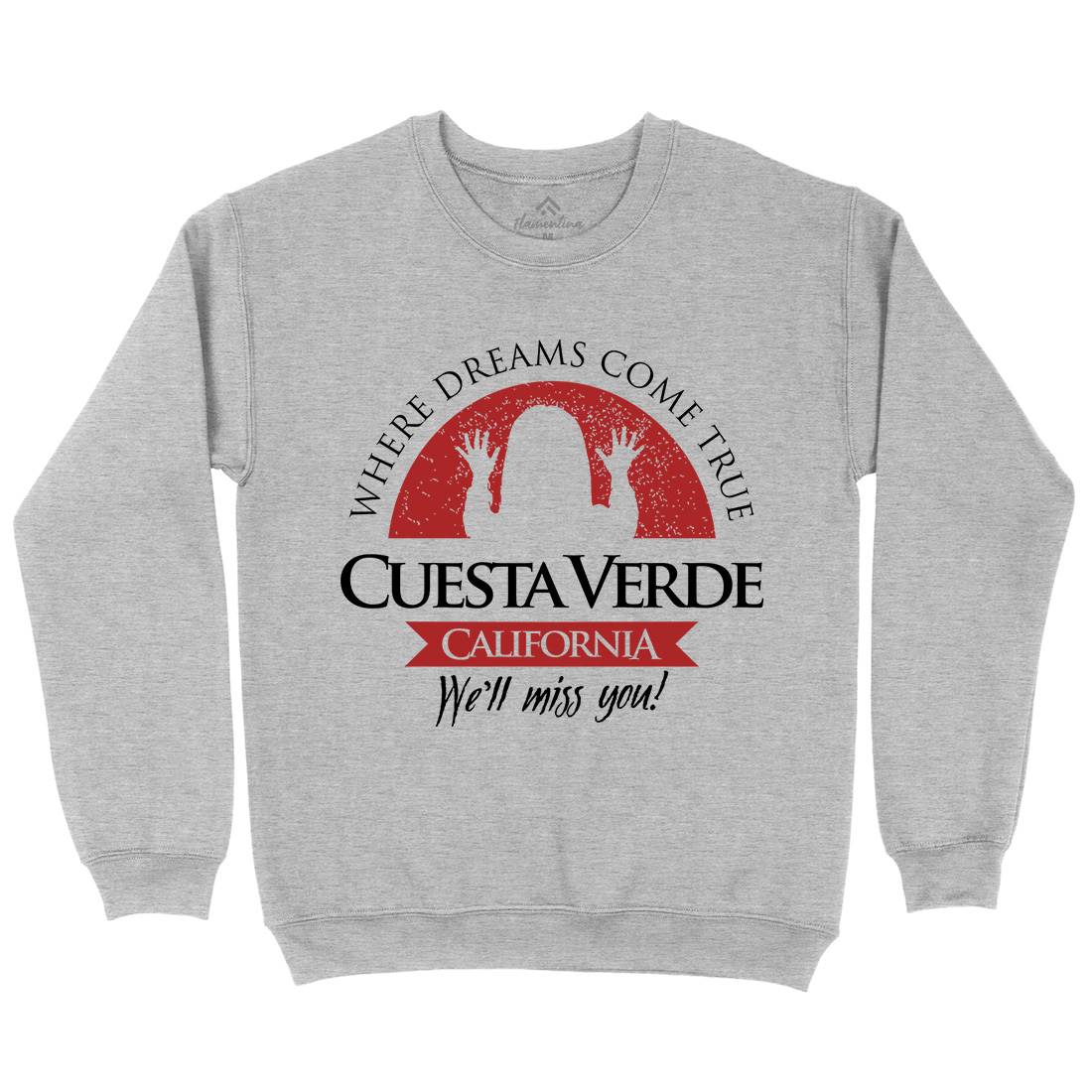 Cuesta Verde Kids Crew Neck Sweatshirt Horror D337