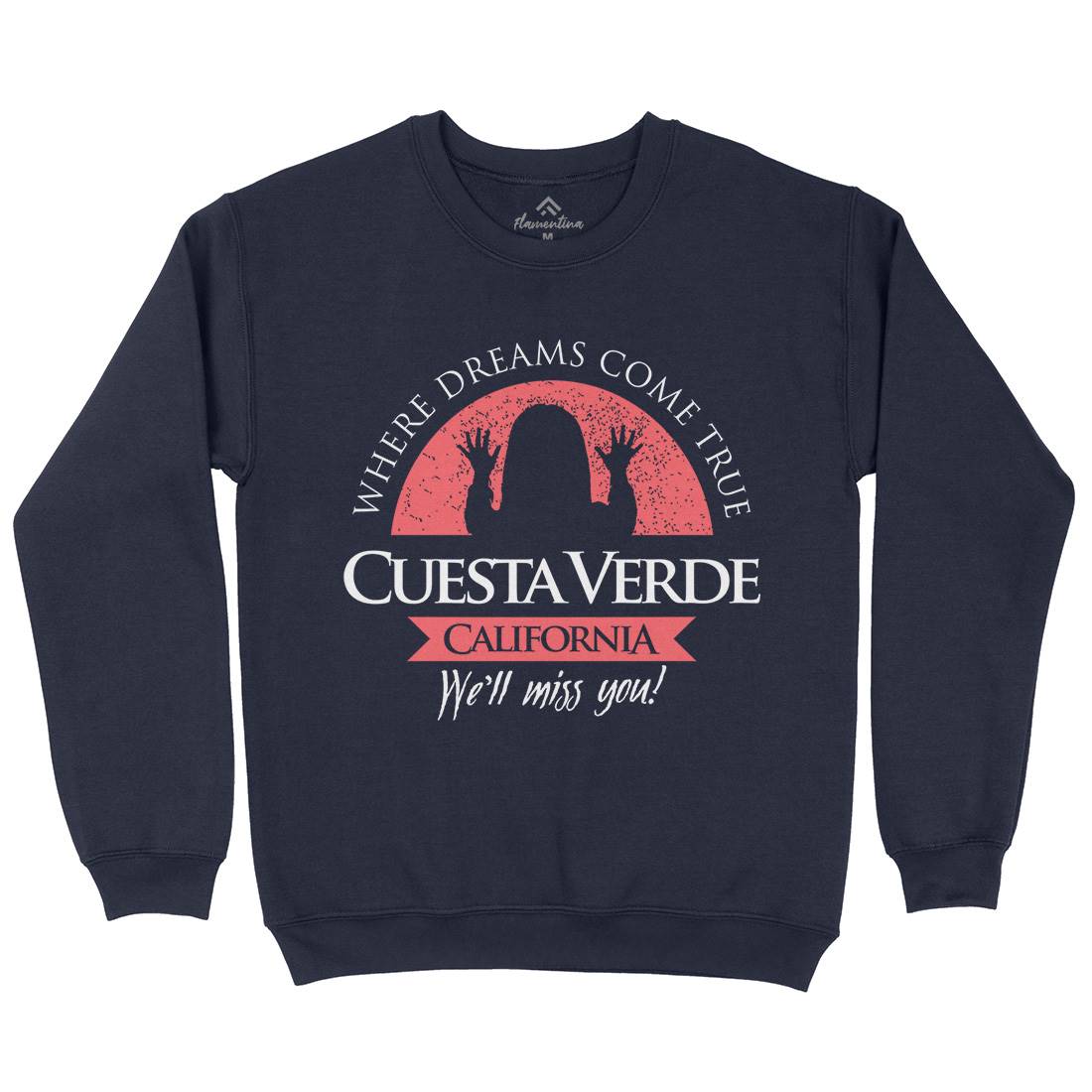 Cuesta Verde Kids Crew Neck Sweatshirt Horror D337