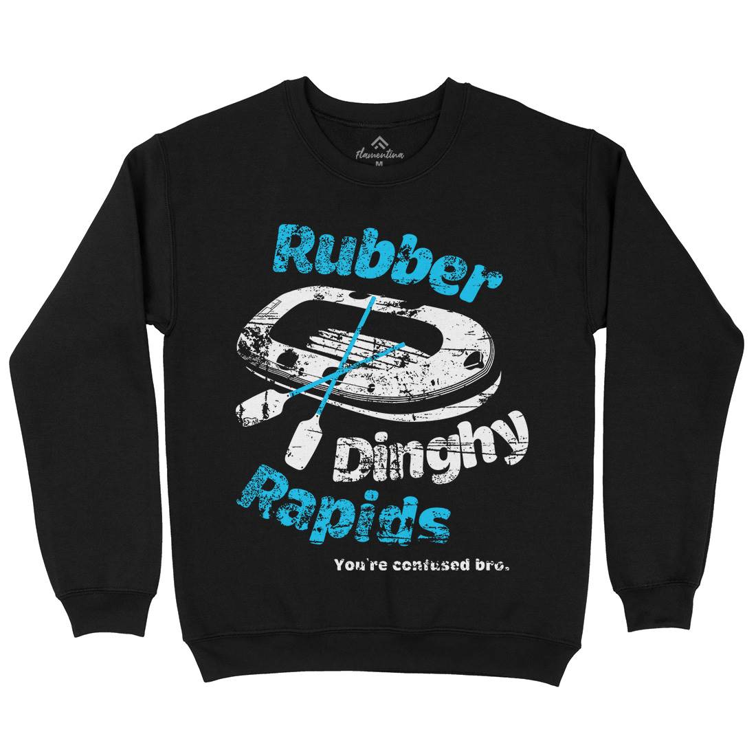 Rubber Dinghy Rapids Mens Crew Neck Sweatshirt Sport D338