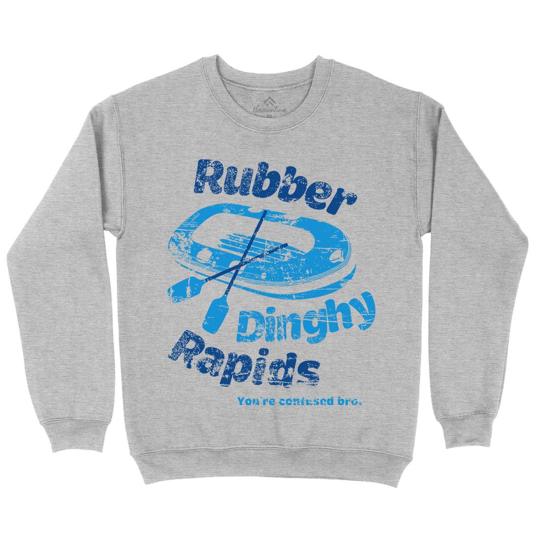 Rubber Dinghy Rapids Mens Crew Neck Sweatshirt Sport D338