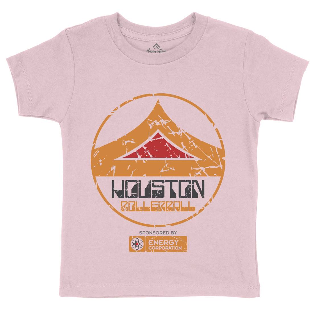 Houston Kids Crew Neck T-Shirt Sport D340