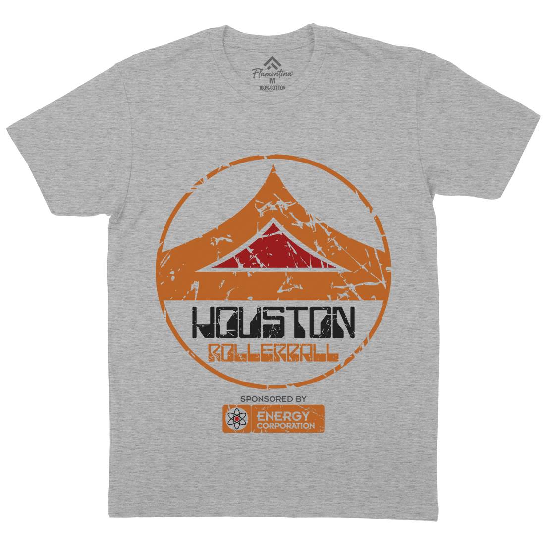 Houston Mens Crew Neck T-Shirt Sport D340