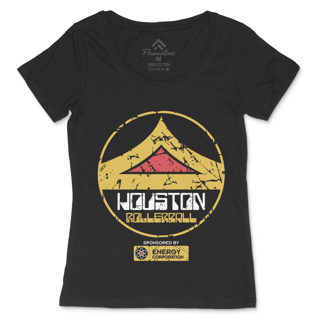 Houston Womens Scoop Neck T-Shirt Sport D340