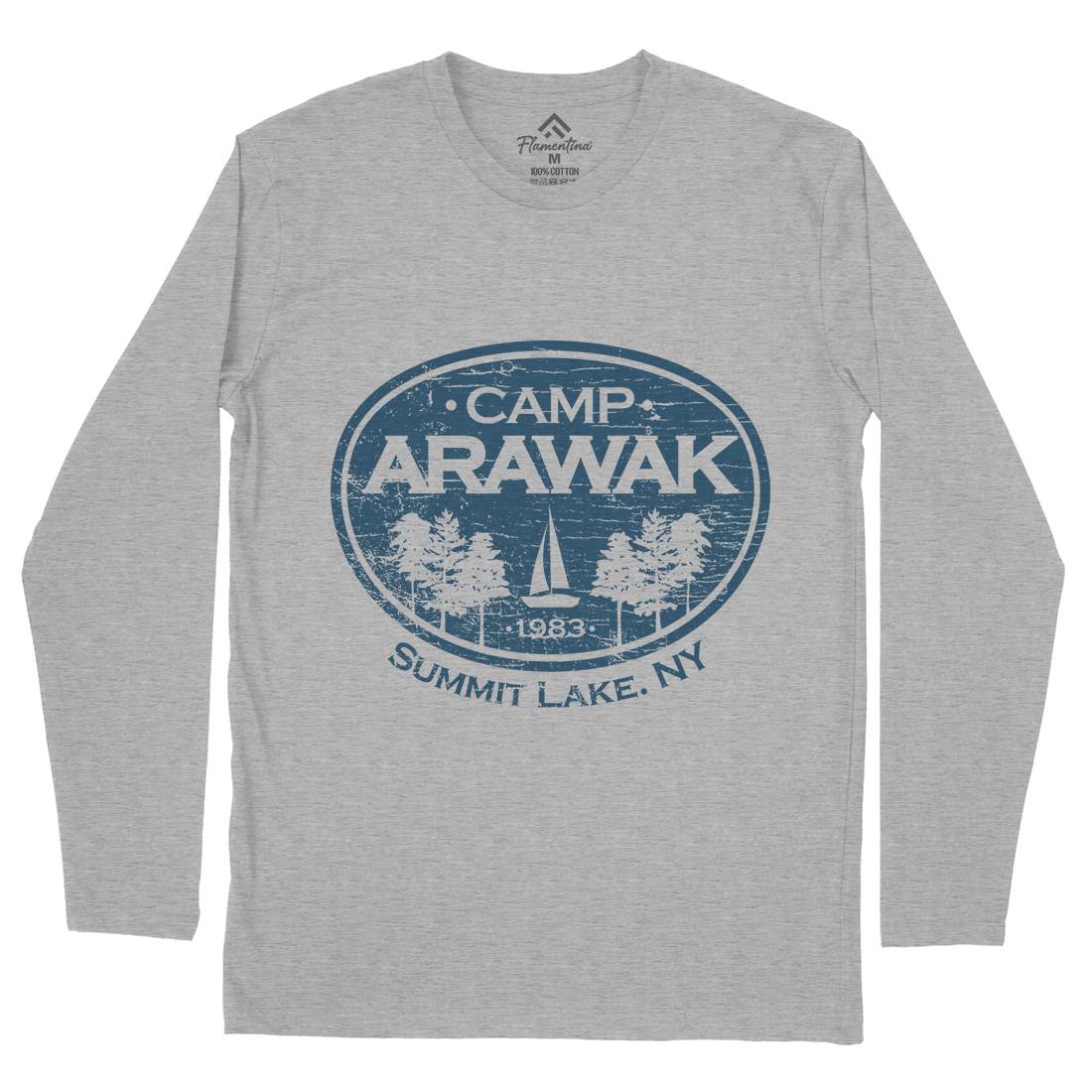 Camp Arawak Mens Long Sleeve T-Shirt Horror D341
