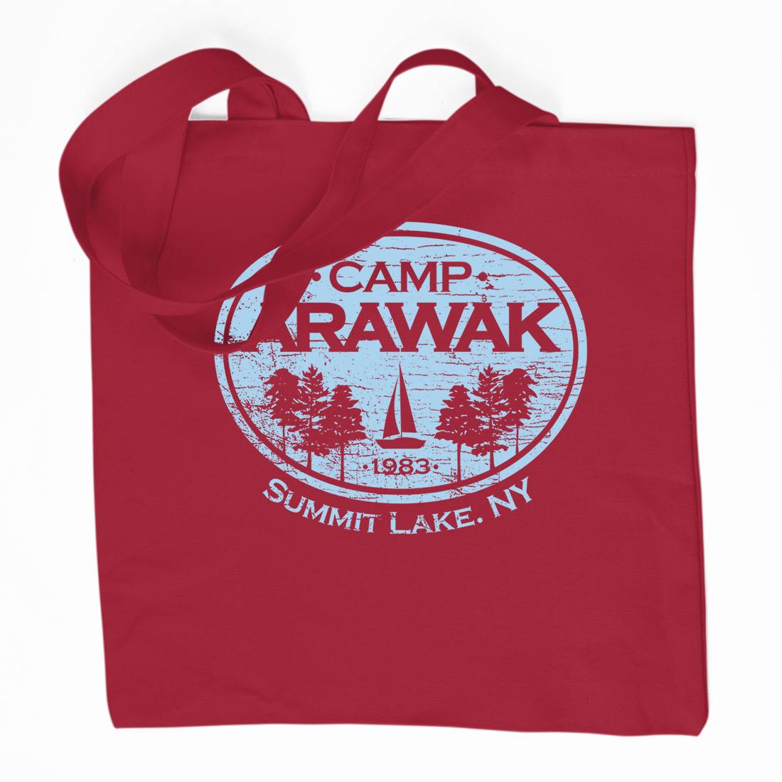 Camp Arawak Organic Premium Cotton Tote Bag Horror D341