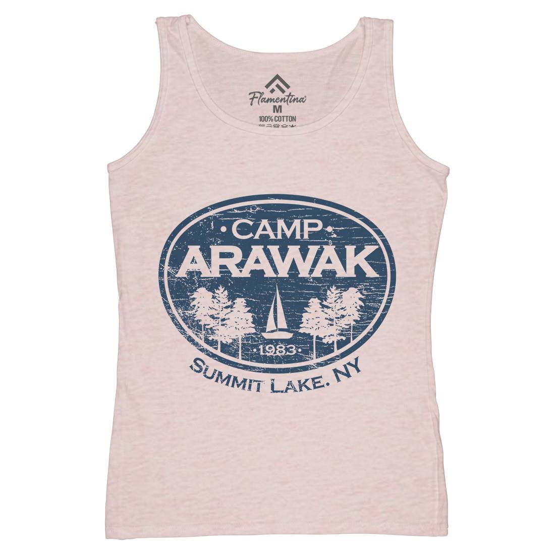 Camp Arawak Womens Organic Tank Top Vest Horror D341