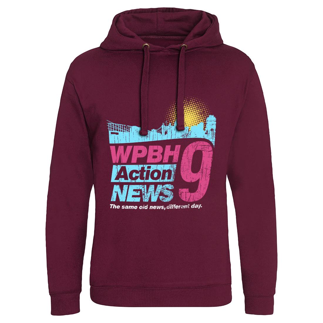 Wpbh Action Mens Hoodie Without Pocket Retro D342