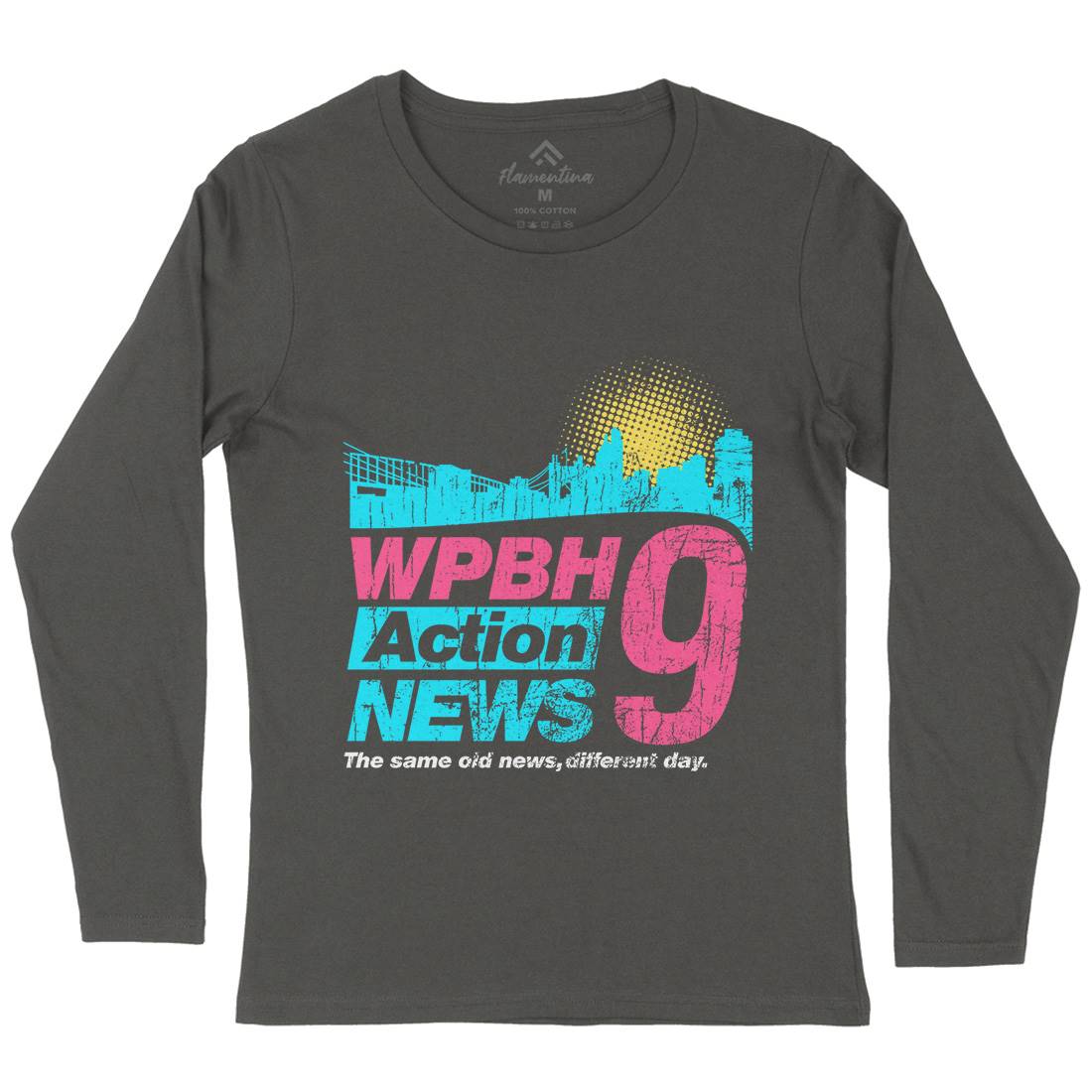 Wpbh Action Womens Long Sleeve T-Shirt Retro D342