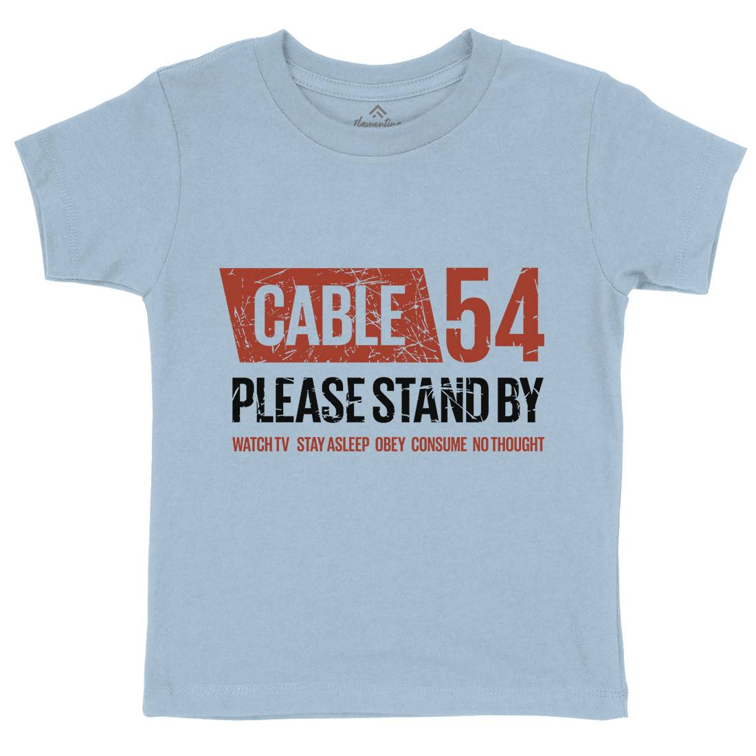 Cable 54 Kids Organic Crew Neck T-Shirt Horror D344