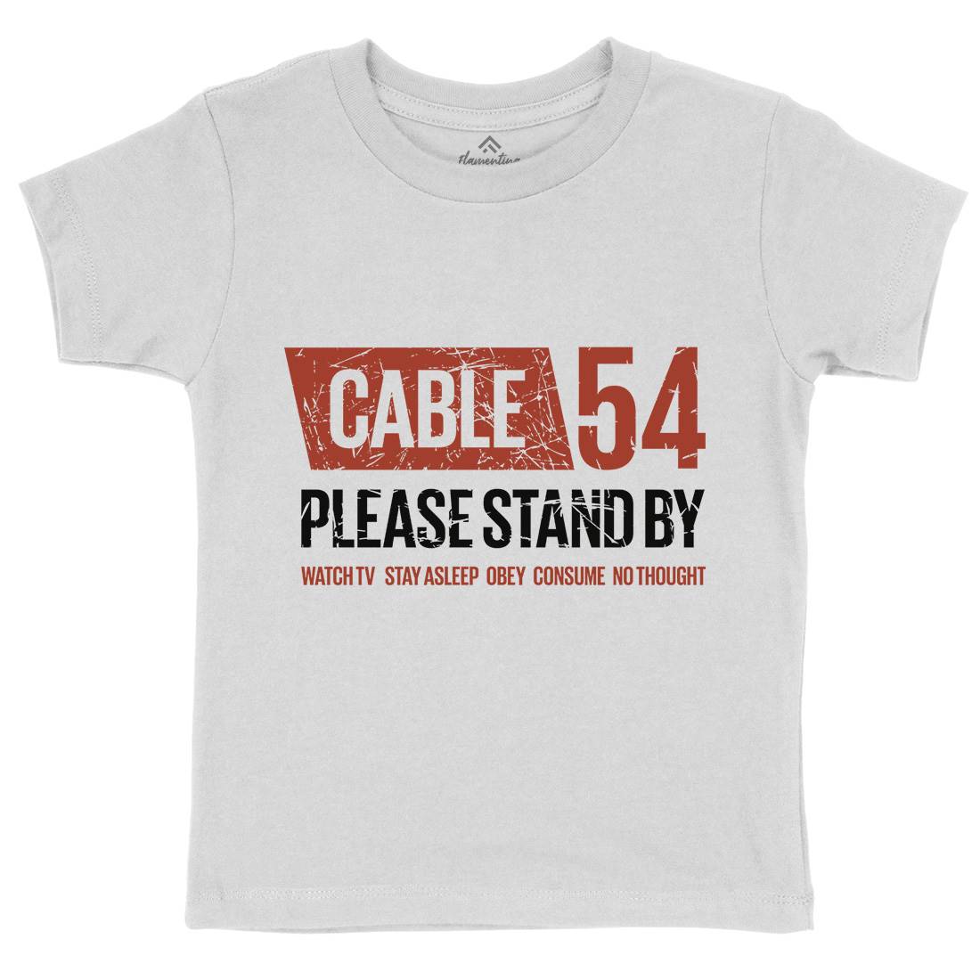 Cable 54 Kids Organic Crew Neck T-Shirt Horror D344
