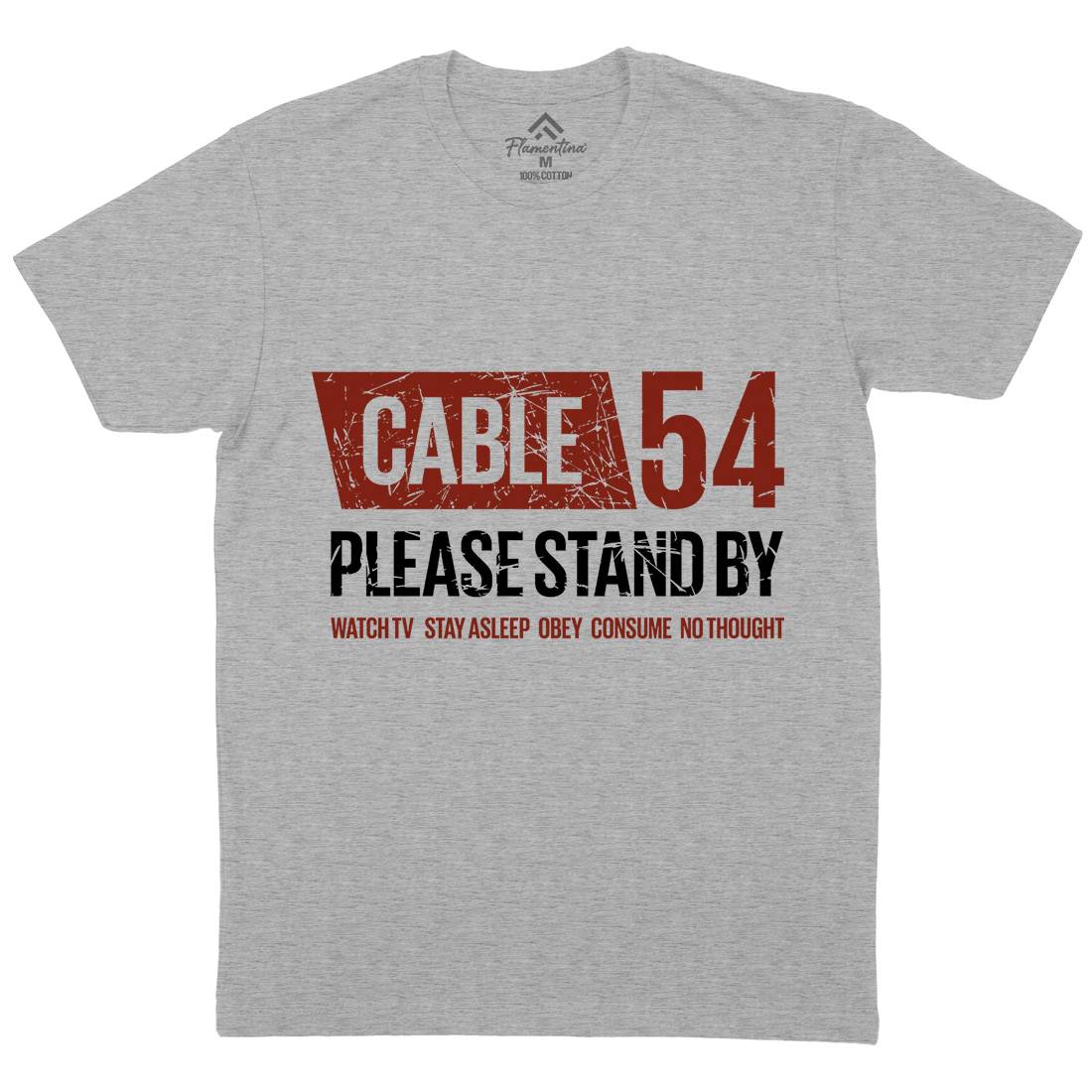 Cable 54 Mens Crew Neck T-Shirt Horror D344