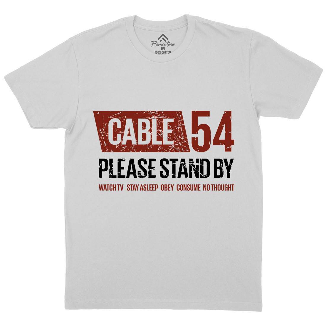 Cable 54 Mens Crew Neck T-Shirt Horror D344