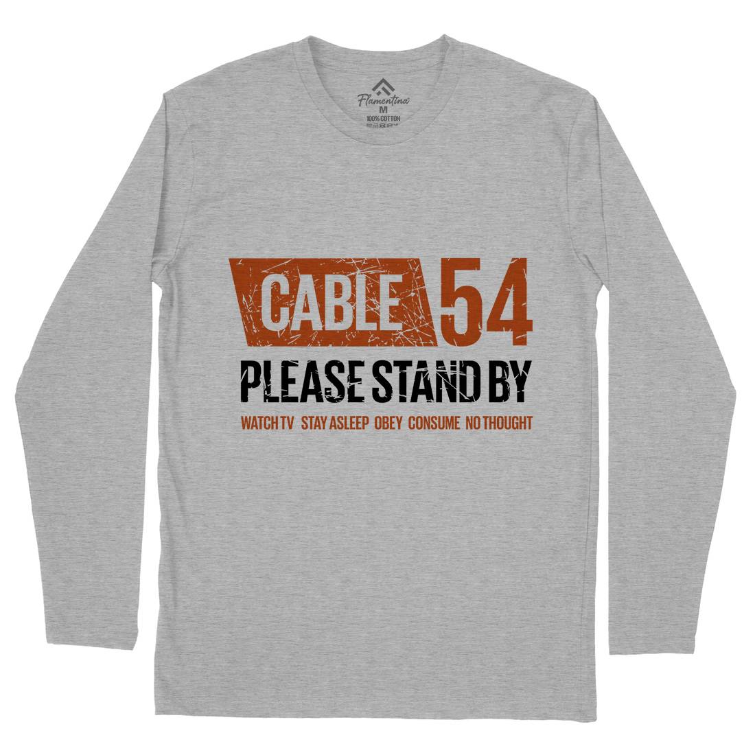 Cable 54 Mens Long Sleeve T-Shirt Horror D344