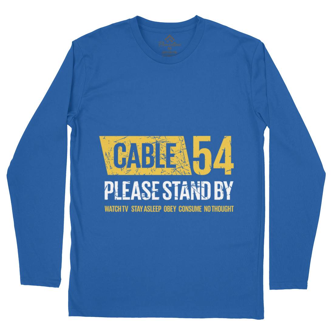 Cable 54 Mens Long Sleeve T-Shirt Horror D344