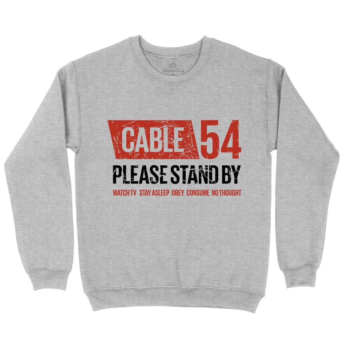 Cable 54 Mens Crew Neck Sweatshirt Horror D344