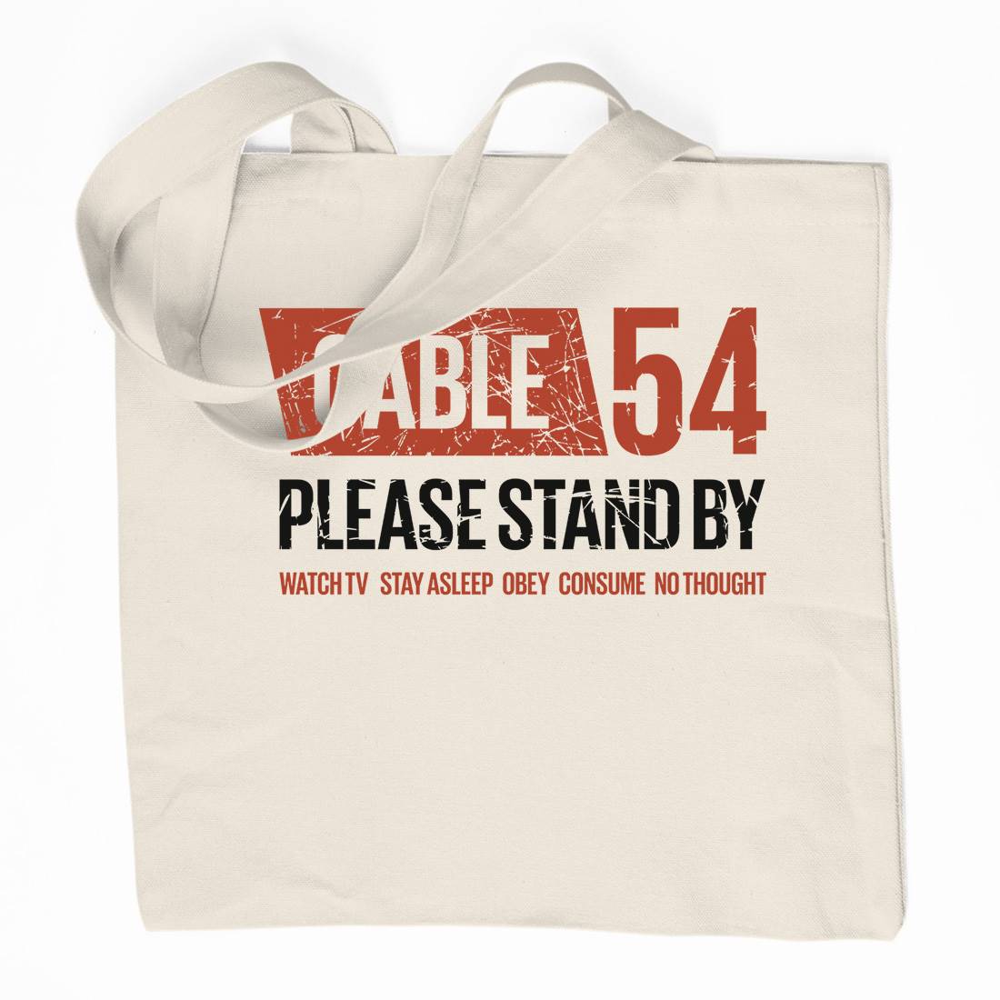 Cable 54 Organic Premium Cotton Tote Bag Horror D344