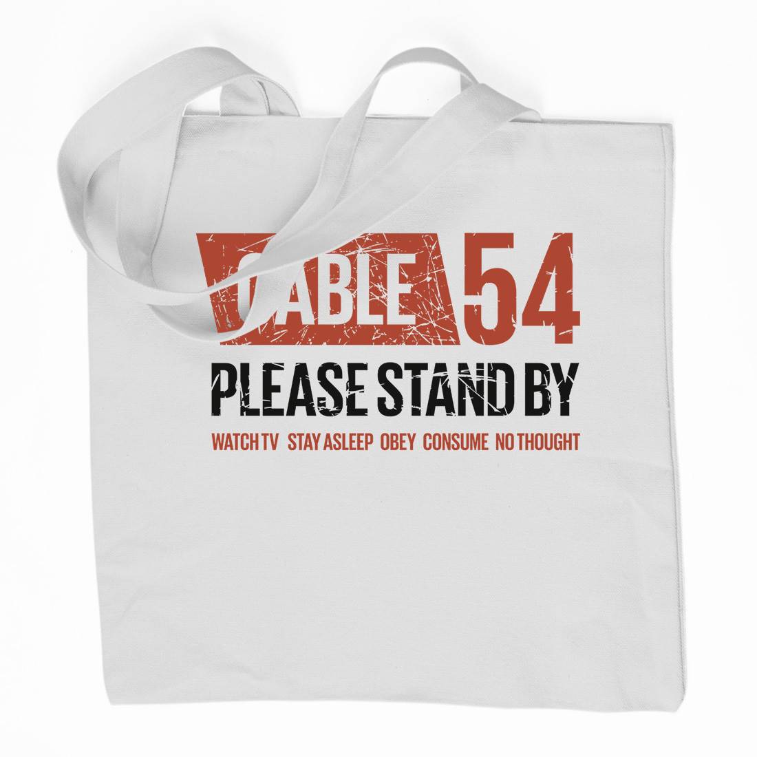 Cable 54 Organic Premium Cotton Tote Bag Horror D344