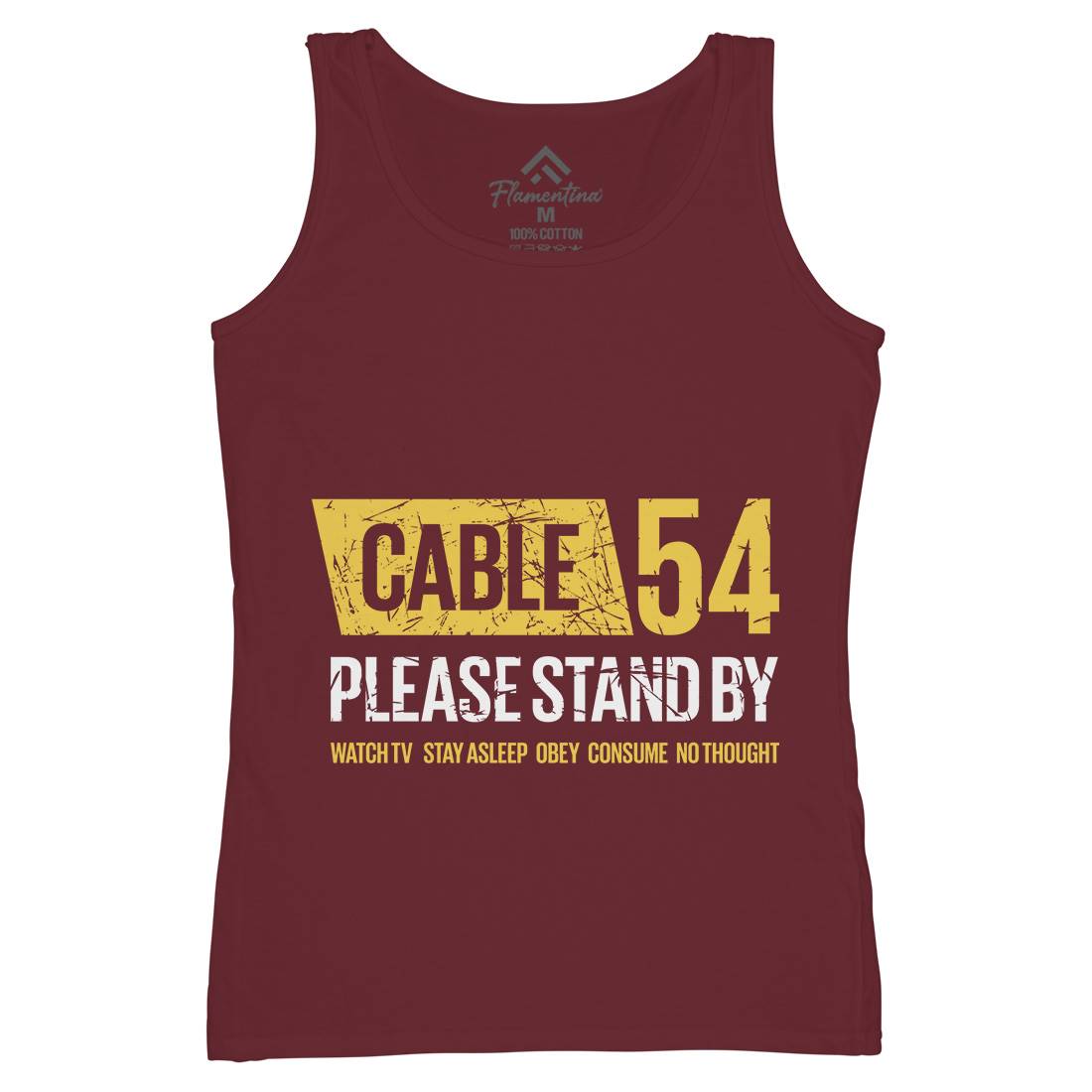 Cable 54 Womens Organic Tank Top Vest Horror D344