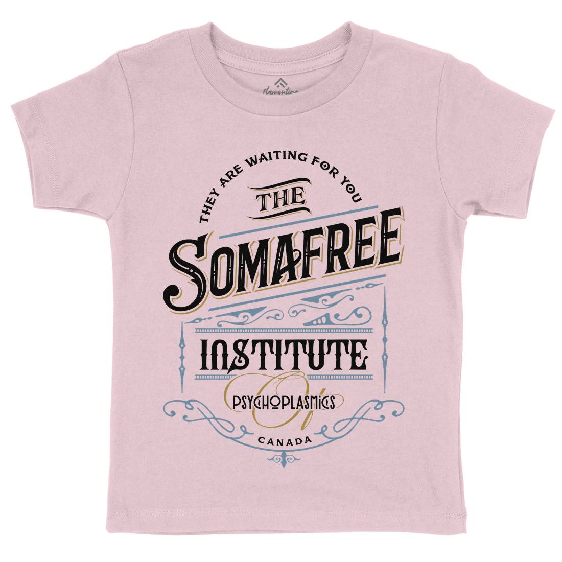 Somafree Institute Kids Crew Neck T-Shirt Horror D345