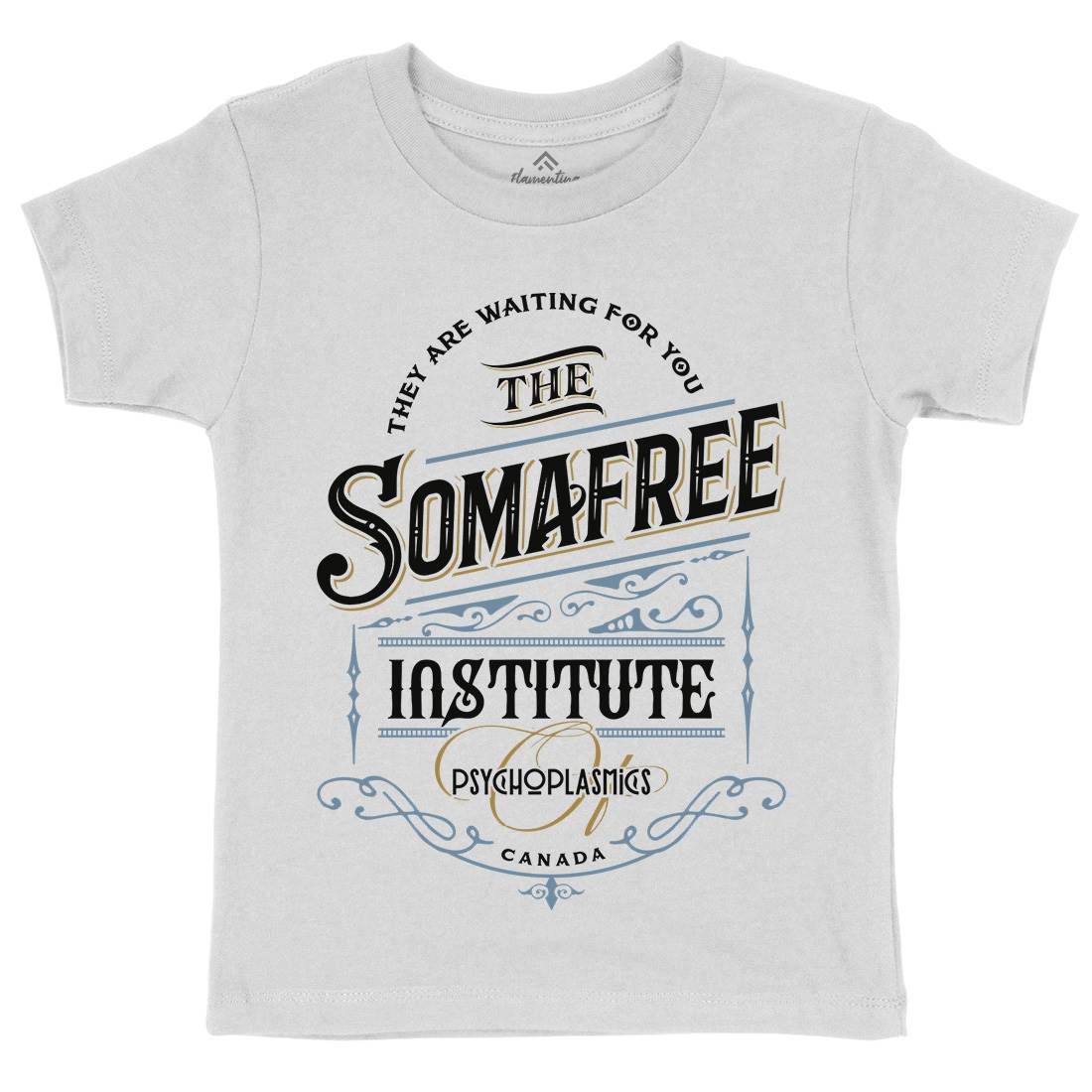 Somafree Institute Kids Crew Neck T-Shirt Horror D345
