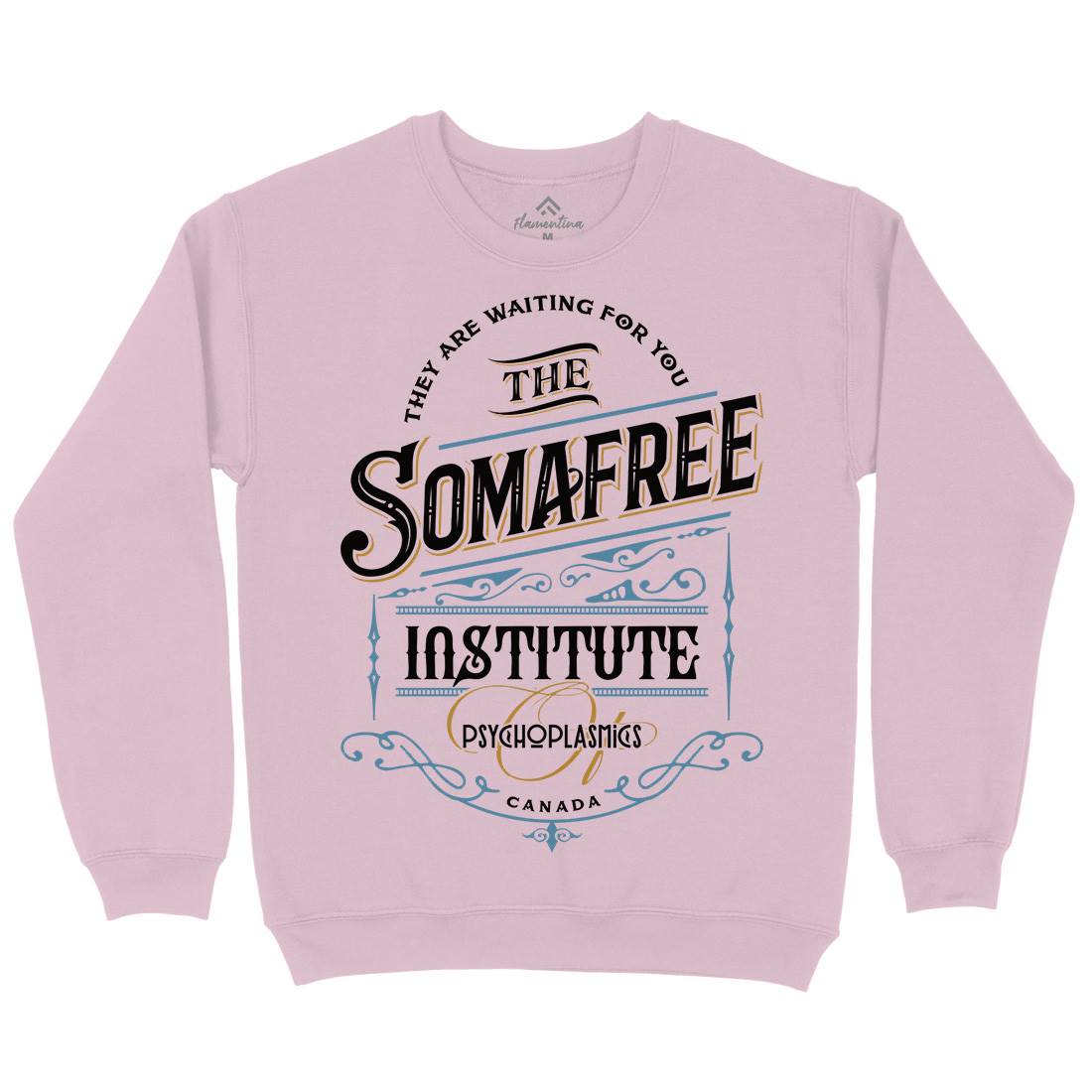 Somafree Institute Kids Crew Neck Sweatshirt Horror D345