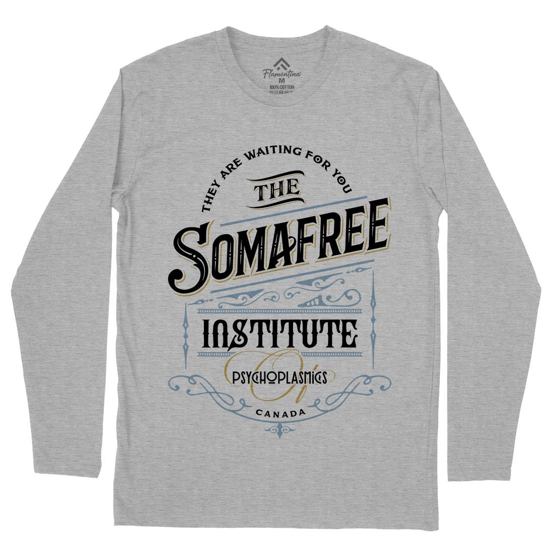 Somafree Institute Mens Long Sleeve T-Shirt Horror D345