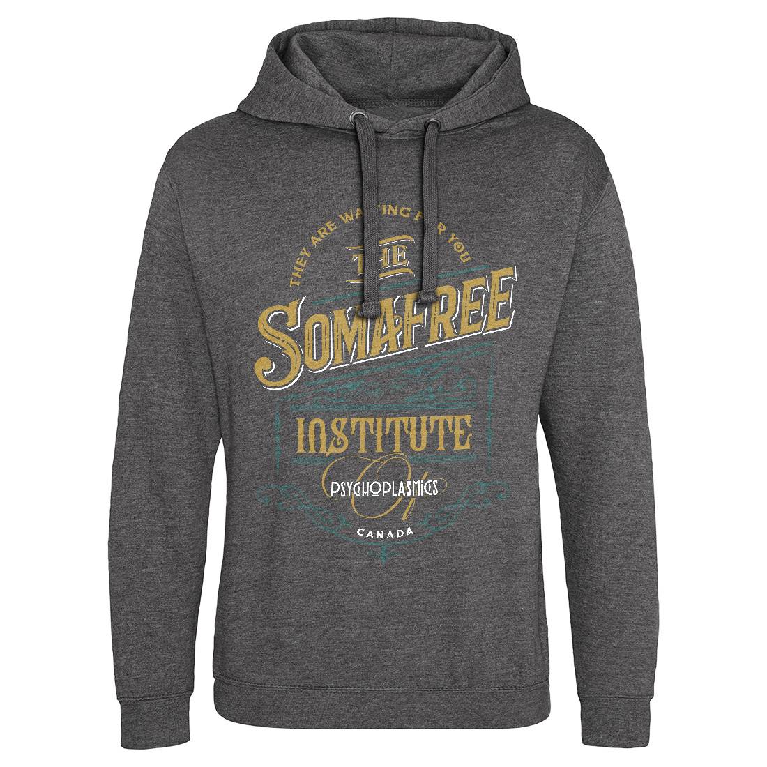 Somafree Institute Mens Hoodie Without Pocket Horror D345