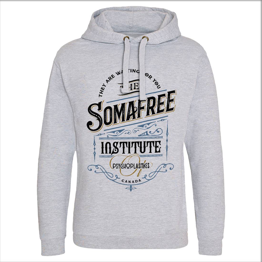 Somafree Institute Mens Hoodie Without Pocket Horror D345