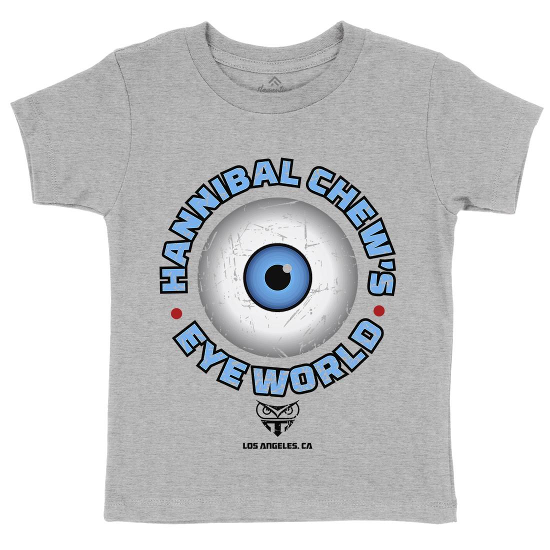 Hannibal Chews Kids Organic Crew Neck T-Shirt Space D346