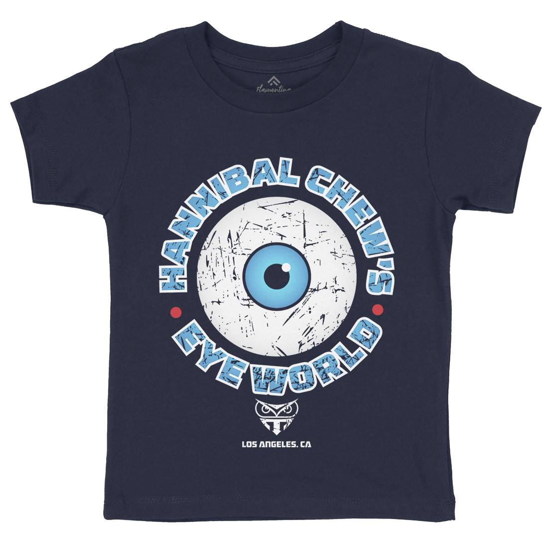 Hannibal Chews Kids Organic Crew Neck T-Shirt Space D346