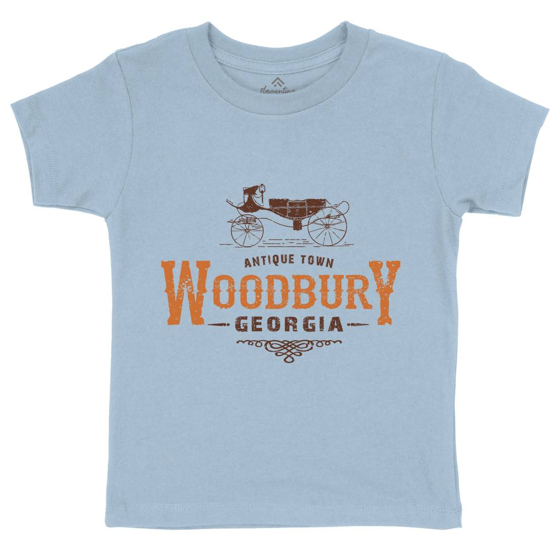 Woodbury Kids Crew Neck T-Shirt Horror D347