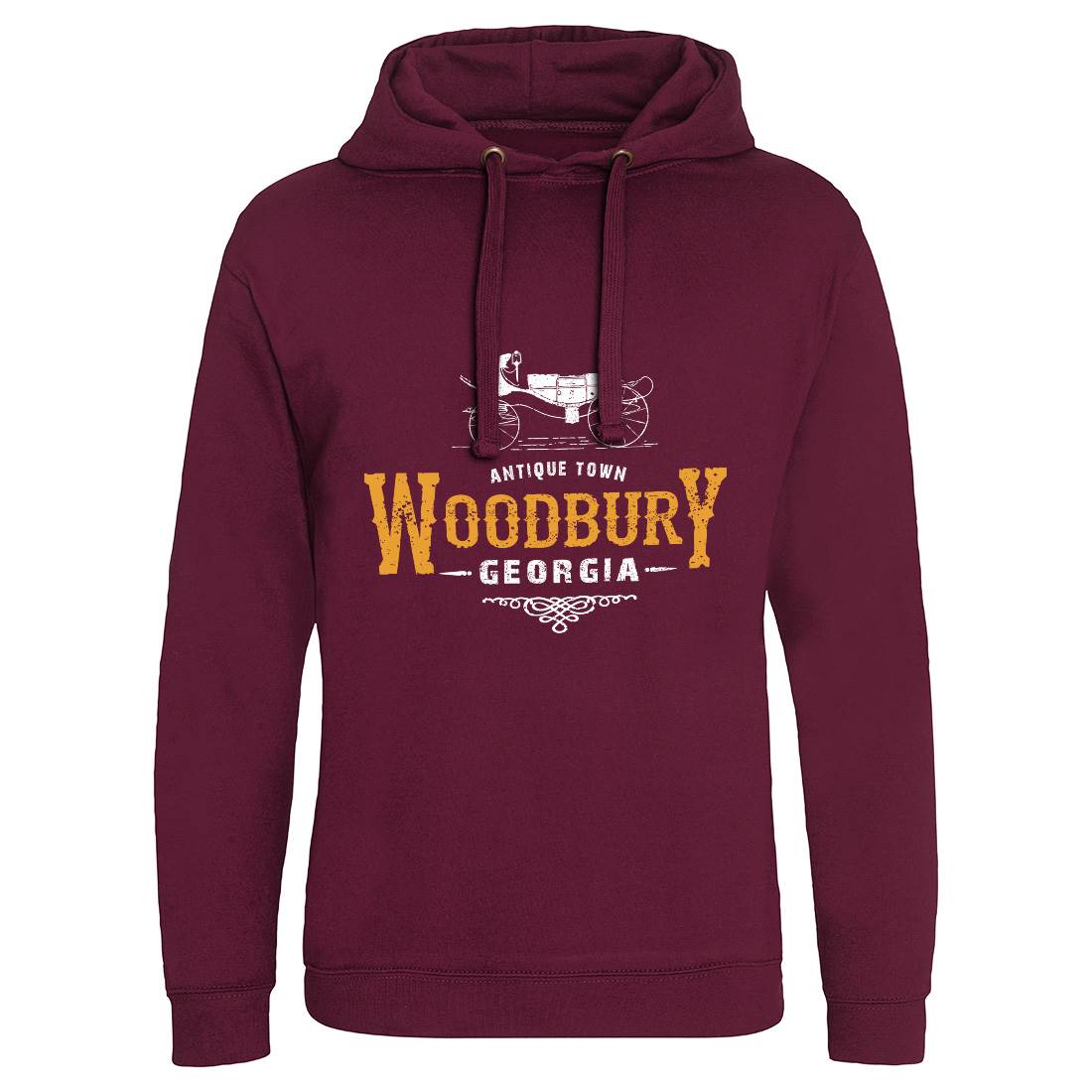 Woodbury Mens Hoodie Without Pocket Horror D347