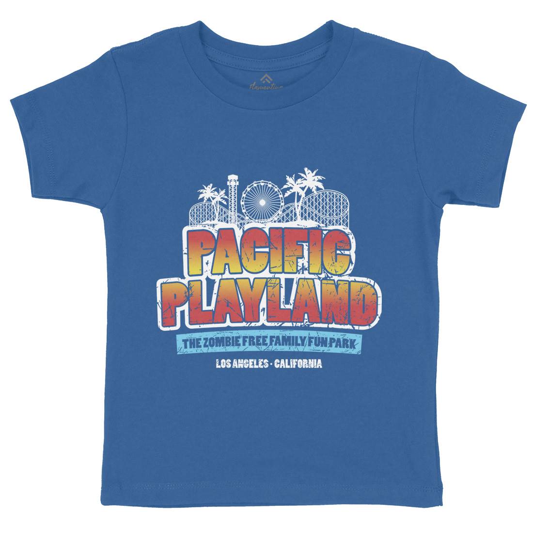 Pacific Playland Kids Organic Crew Neck T-Shirt Horror D349