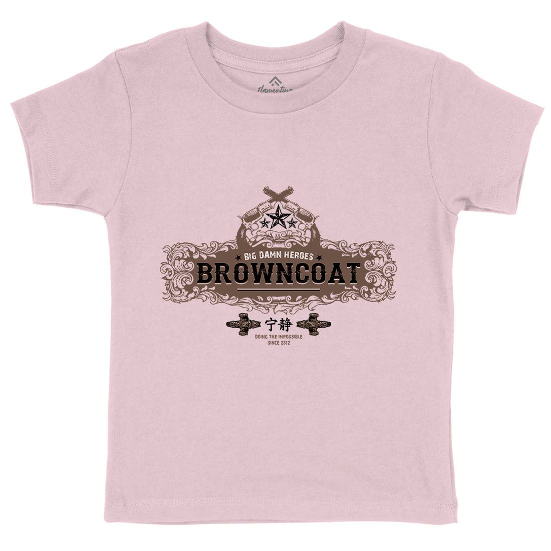 Browncoat Kids Organic Crew Neck T-Shirt Space D350