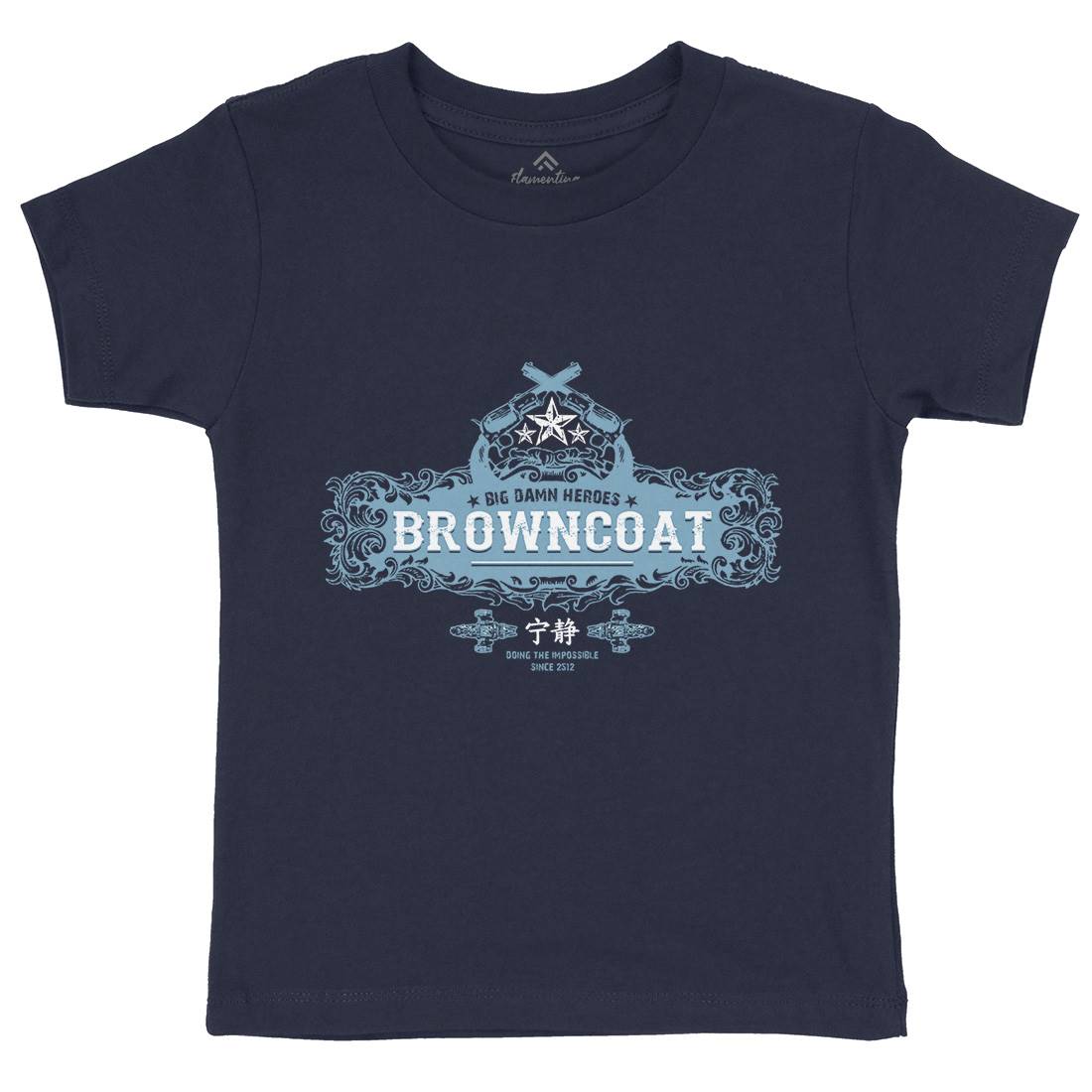 Browncoat Kids Crew Neck T-Shirt Space D350
