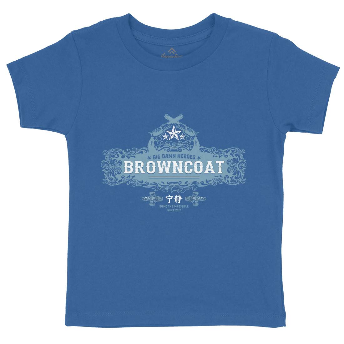 Browncoat Kids Organic Crew Neck T-Shirt Space D350