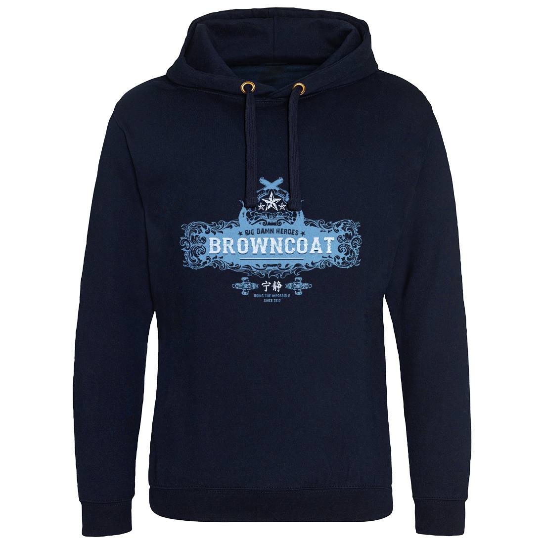 Browncoat Mens Hoodie Without Pocket Space D350