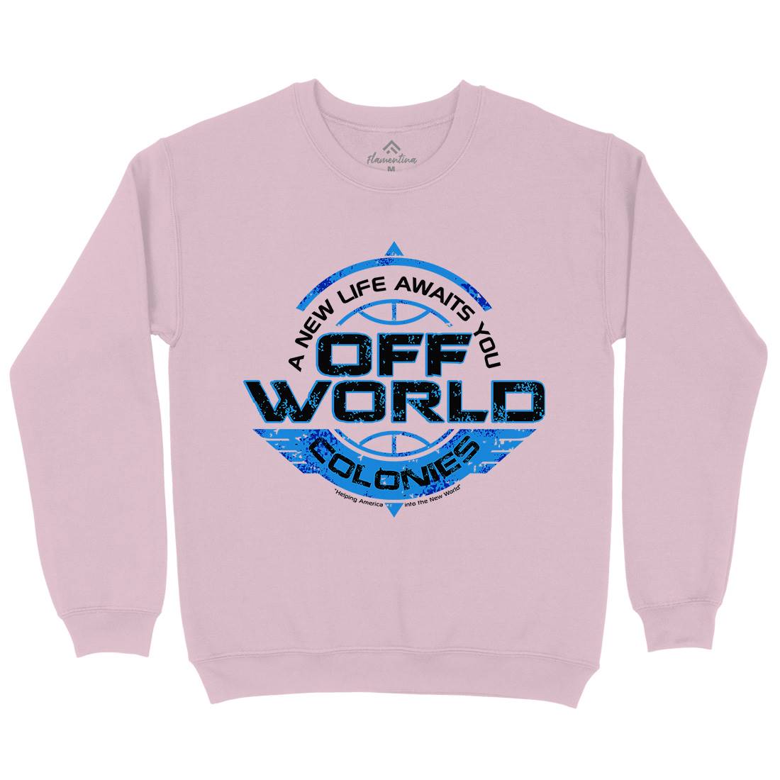 Off-World Colonies Kids Crew Neck Sweatshirt Space D351