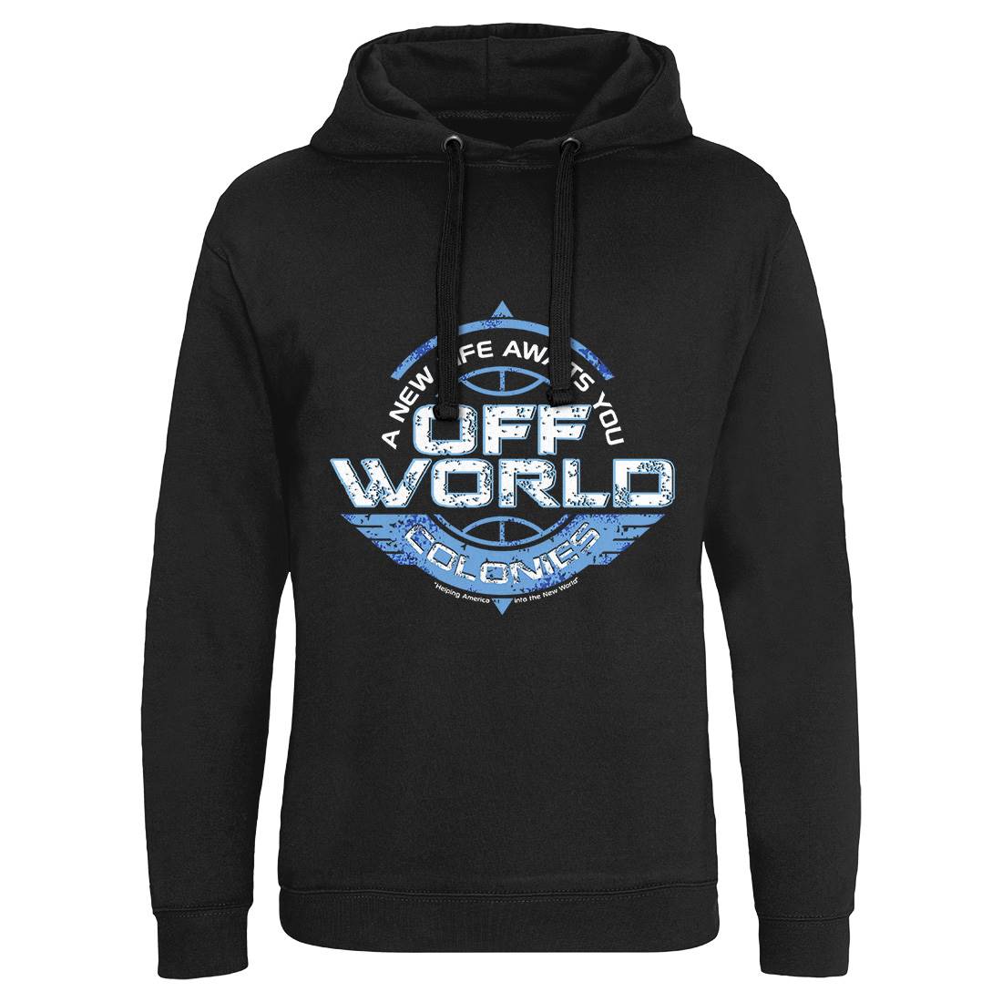 Off-World Colonies Mens Hoodie Without Pocket Space D351