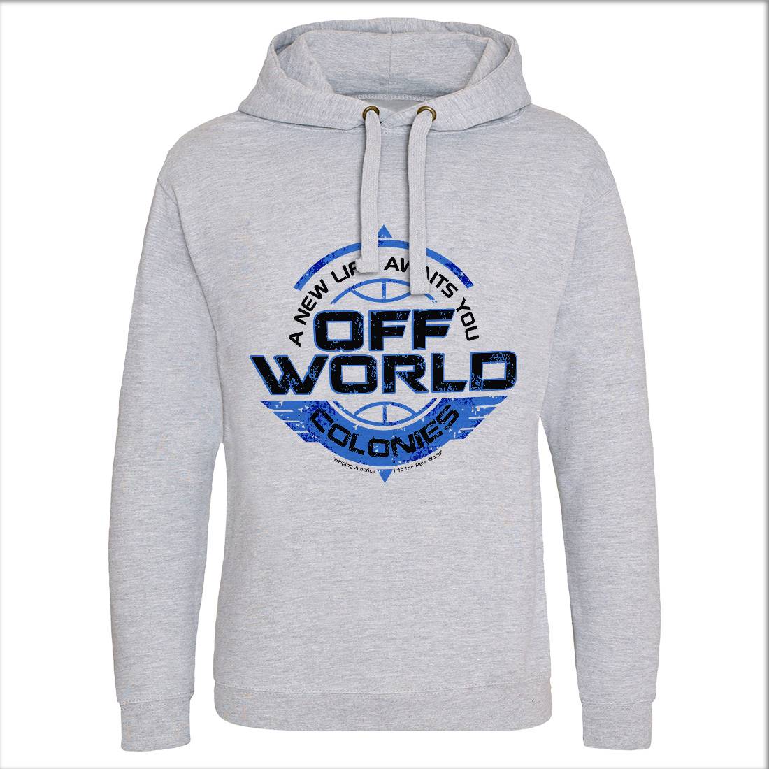 Off-World Colonies Mens Hoodie Without Pocket Space D351