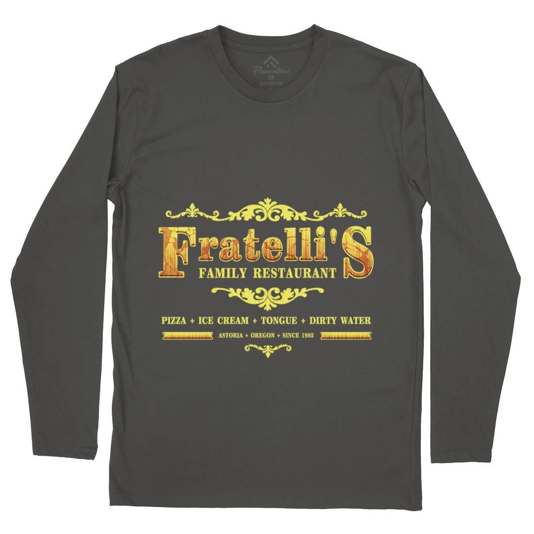 Fratellis Restaurant Mens Long Sleeve T-Shirt Horror D353