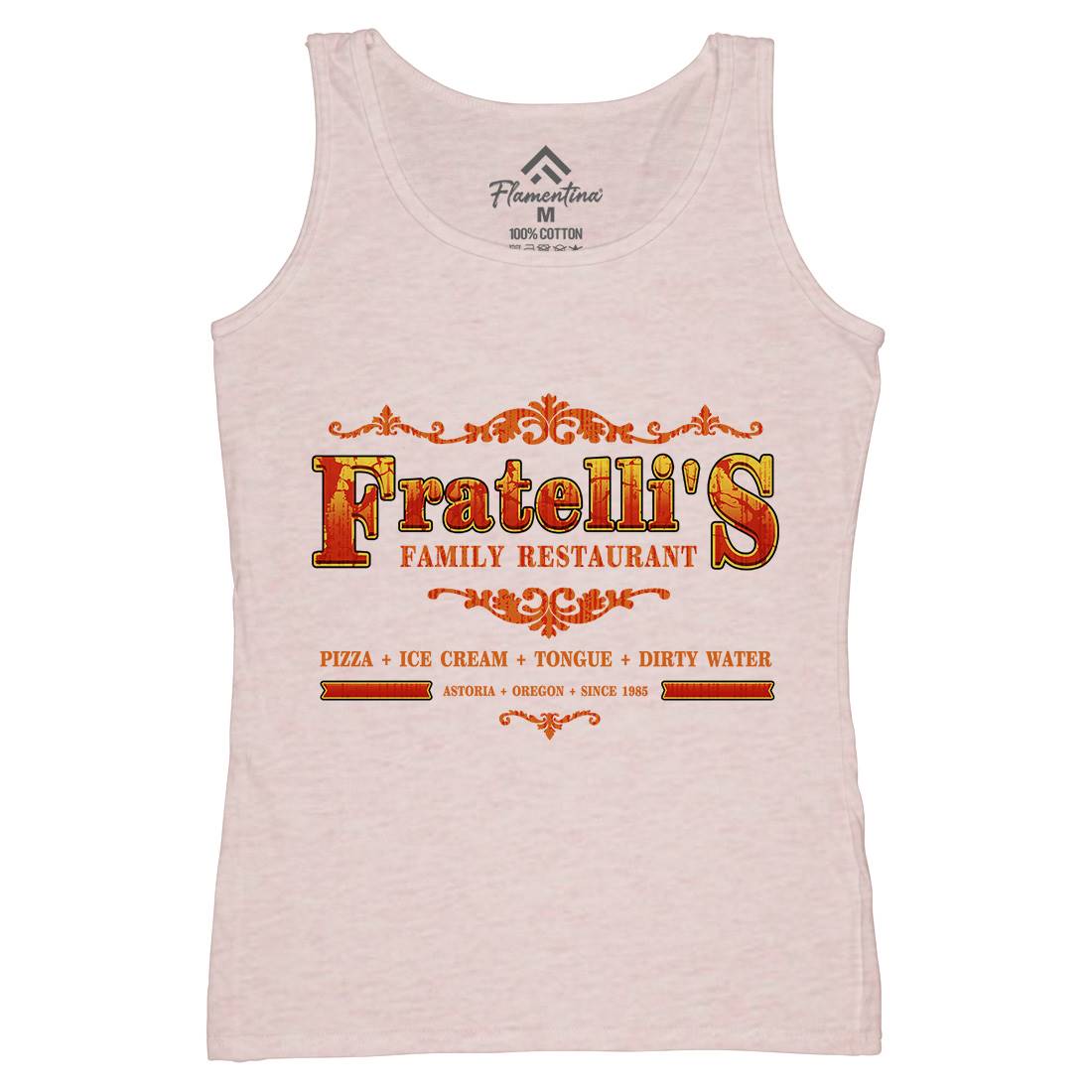 Fratellis Restaurant Womens Organic Tank Top Vest Horror D353