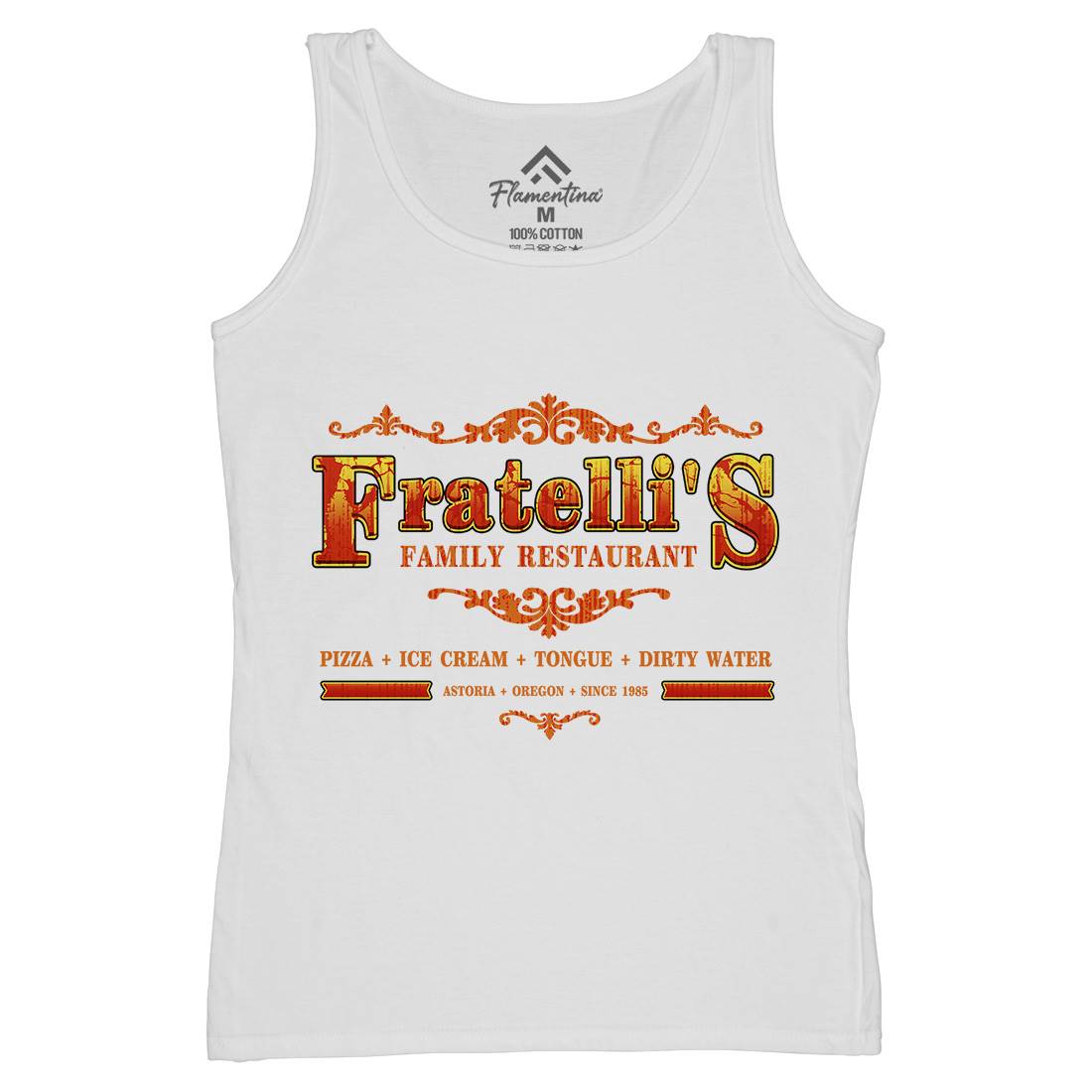 Fratellis Restaurant Womens Organic Tank Top Vest Horror D353