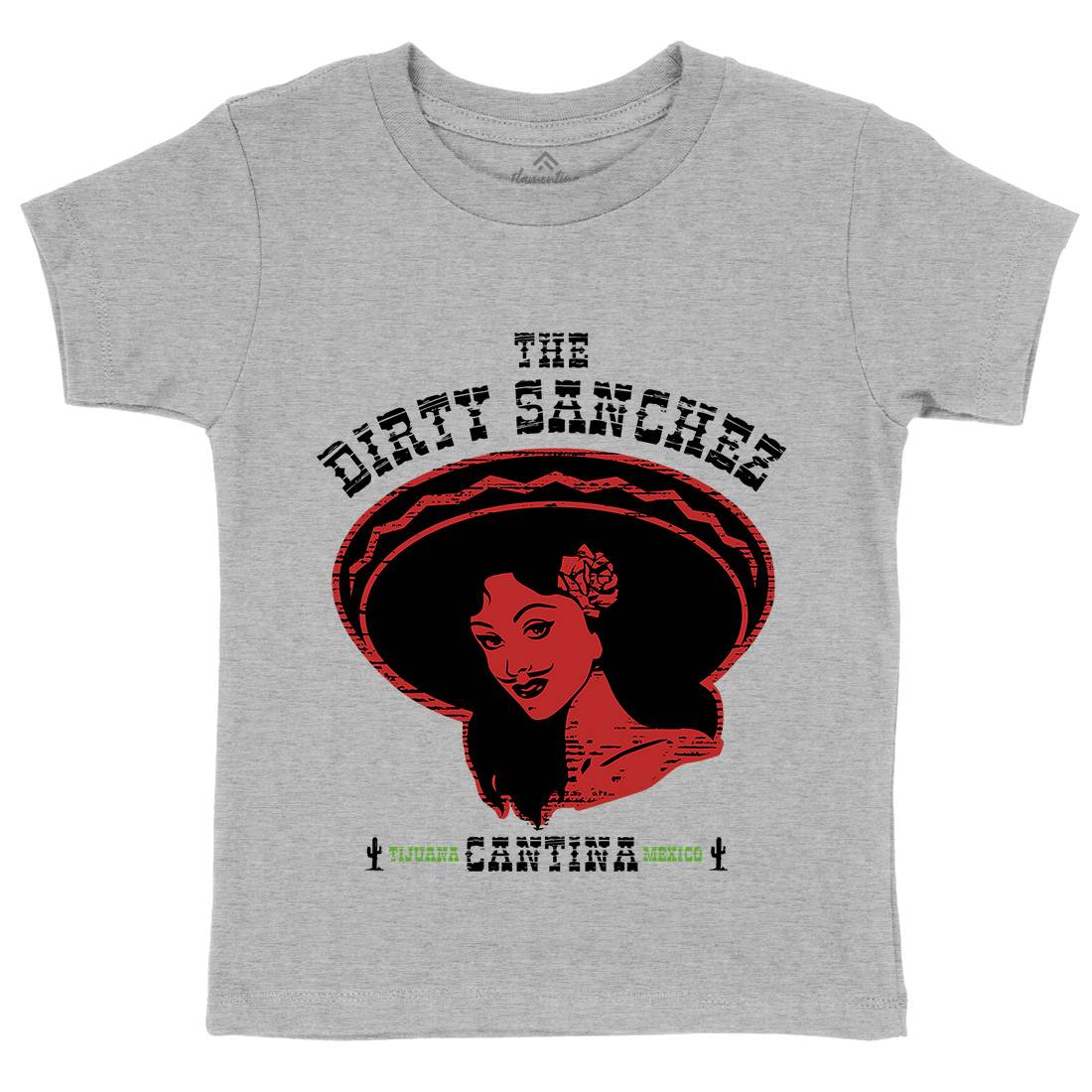 Dirty Sanchez Kids Crew Neck T-Shirt Retro D354