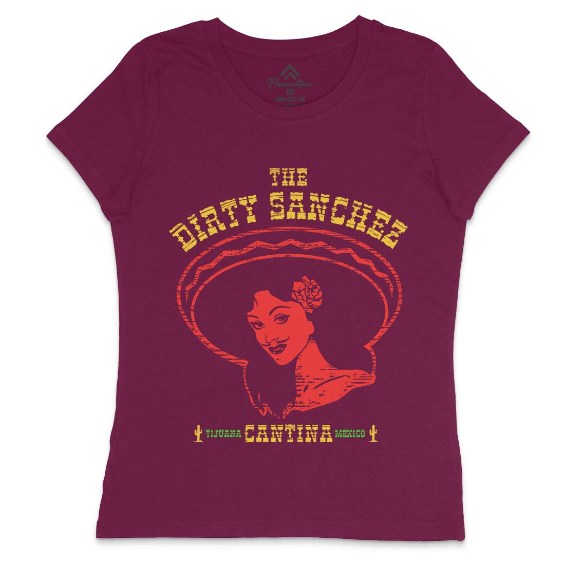 Dirty Sanchez Womens Crew Neck T-Shirt Retro D354
