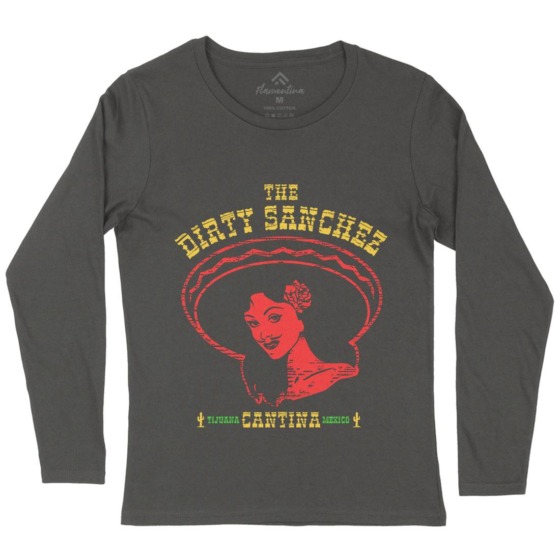 Dirty Sanchez Womens Long Sleeve T-Shirt Retro D354