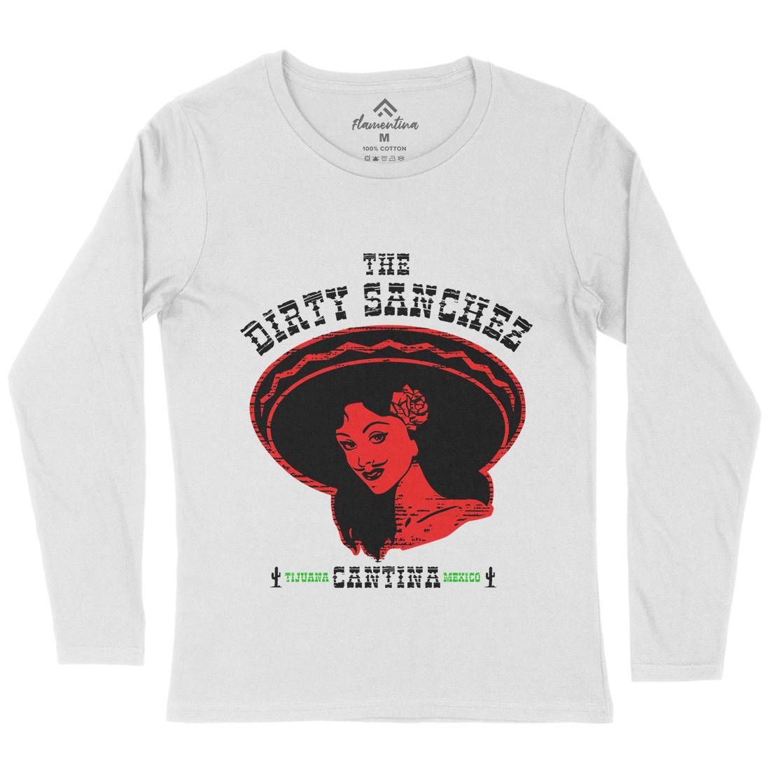 Dirty Sanchez Womens Long Sleeve T-Shirt Retro D354