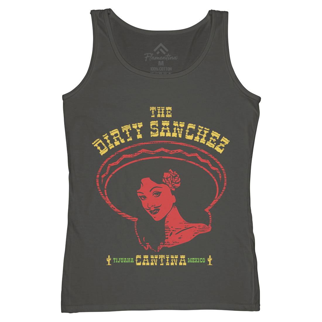 Dirty Sanchez Womens Organic Tank Top Vest Retro D354
